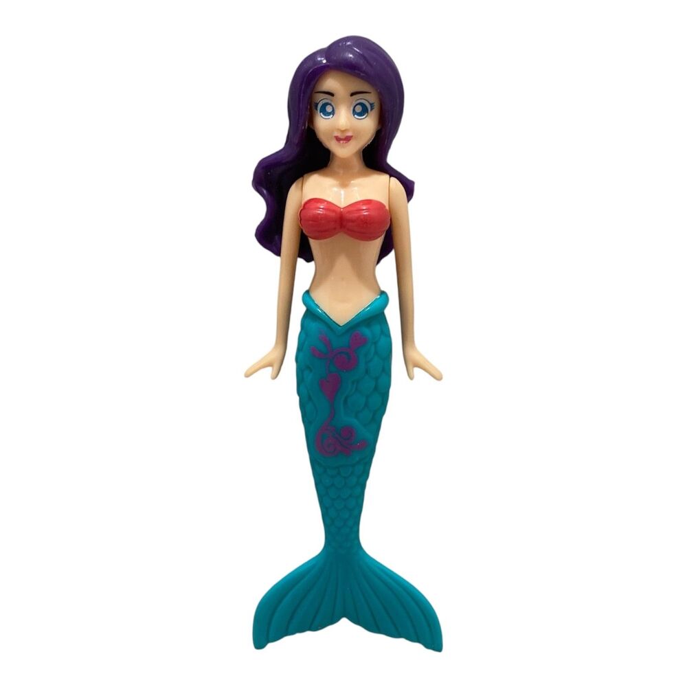 Banzai Magical Mermaids Pool Dive Doll Figure Toy 5” Multicolor